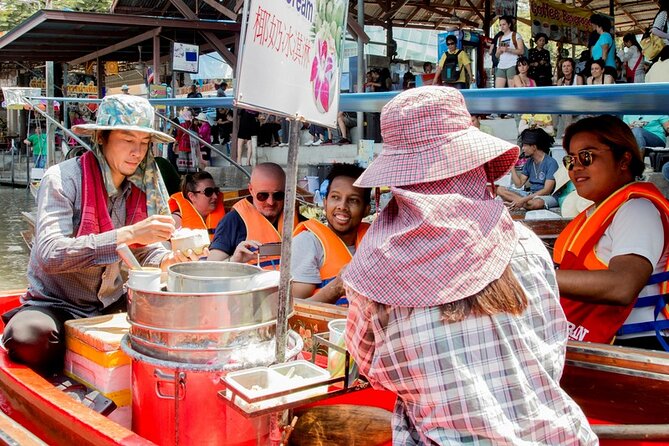 Private Tour from Bangkok: Railway and Floating Markets Tour - Damnoen Saduak Floating Market, reached by boat and narrow canals