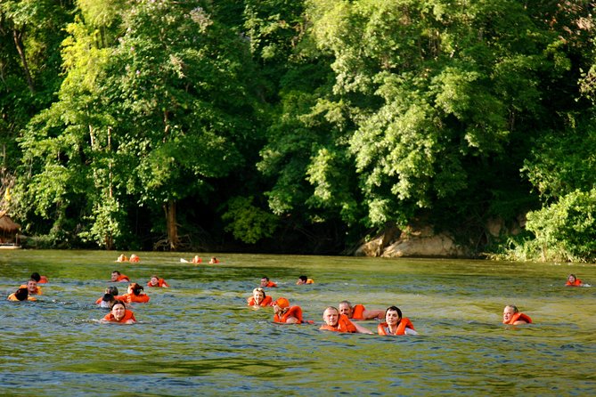 River Kwai Jungle Rafts: 2-Day Kanchanaburi Escape from Bangkok - River Kwai Bridge Photos, Then Straight to the Water