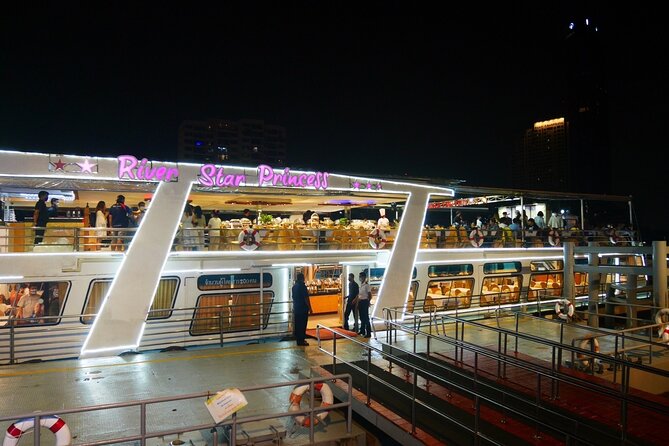 River Star Princess Dinner Cruise: Bangkok Chao Phraya River - Chao Phraya by Night, With Dinner and a Show Built In