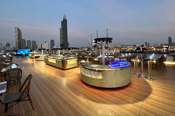 Romantic Sunset The Planet Cruise with Bangkok Night Views - The Planet Cruise experience, seating, deck, and service vibe