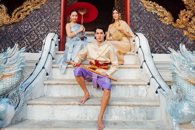 Siam Crown Traditional Costumes - Tuk-Tuk to Wat Arun and Wat Pho, With Photo Time Built In