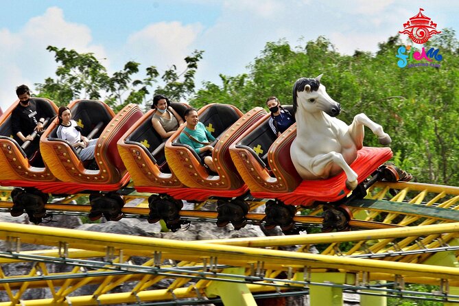 Siam Park Water and Theme Park Bangkok - Amusement park rides: roller coasters and themed adventures
