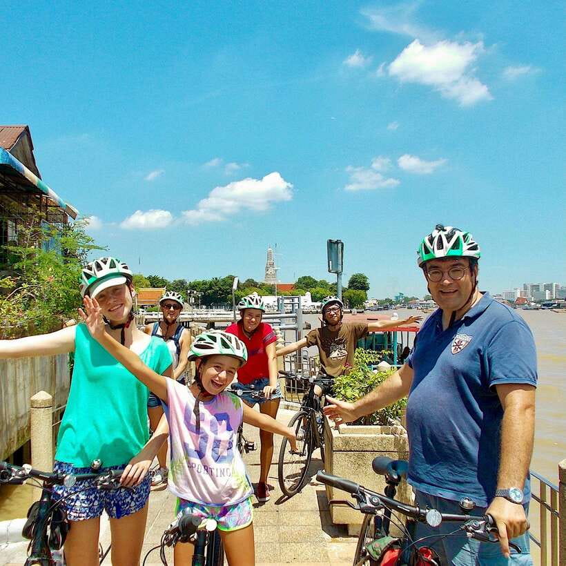 Thai culture and Bangkok local life guided bike tour - A half-day plan that actually feels local