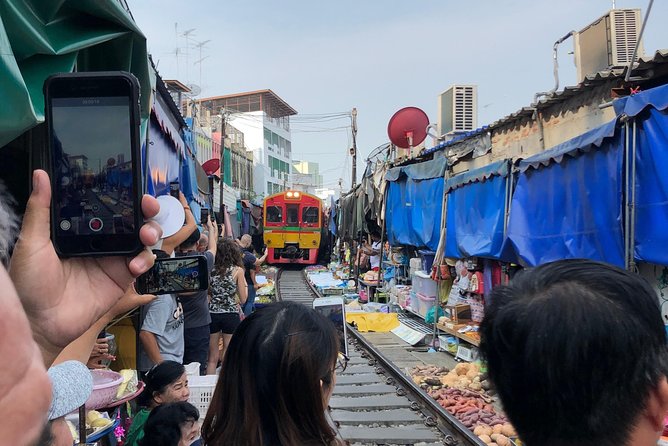 Train & Floating Market Food Adventure + Scenic train ride - Bartering and tasting without stress