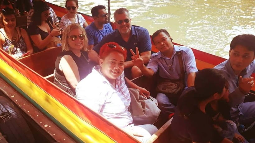 Tuk-Tuk & Longtail Boat : Bangkok Private Tour - Morning tour, 09:00 to 13:00: flowers, Wat Arun, and canal cruising