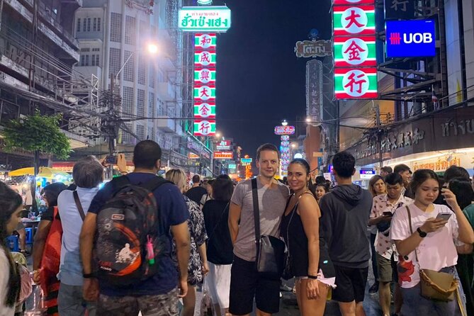 Tuk-tuk tour Bangkok by Night with Chinatown meal and hotel transfers - Grand Palace is a short look, not a full visit