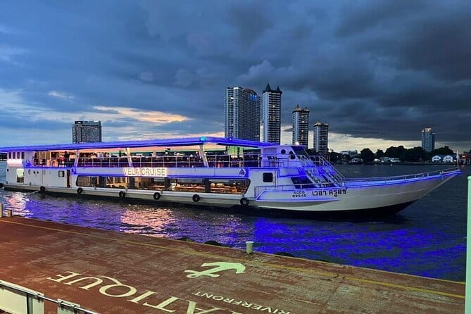 Vela Dinner Buffet Cruise with Bangkok Night Views and Shows - Five quick hits before you board VELA