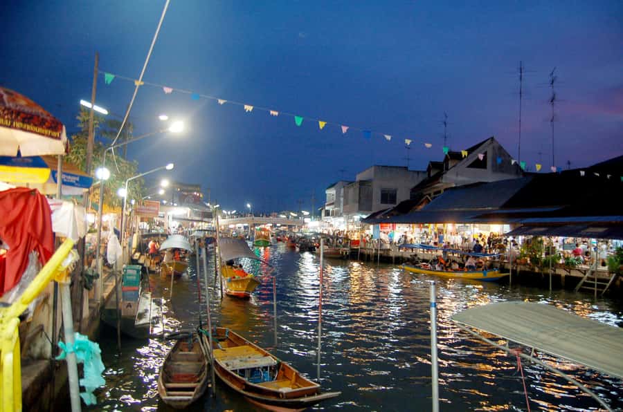 Weekend Amphawa Floating Market & Train Market Private Tour - Maeklong Railway Market, where stalls move with the train