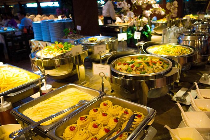 White Orchid Dinner Cruise at Bangkok with Pickup & Live Music - Cruising Past Rama I Bridge, Wat Arun, and Wat Phra Kaew
