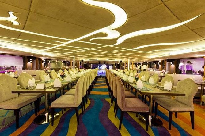Wonderful Pearl Dinner Cruise - Wat Arun after dark: the spires view you came for