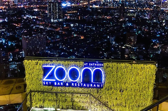 Zoom Rooftop Fine Dining with Skybar - Zoom at Anantara, the 40th floor view that drives the whole night